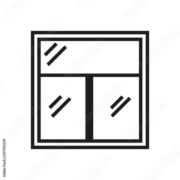 Obraz window icon. vector design