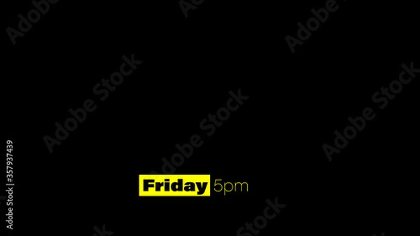 Fototapeta Two-Part Boxy Title