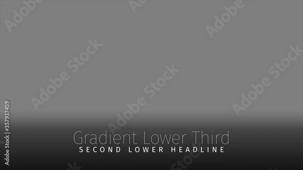 Fototapeta Gradient dolny trzeci