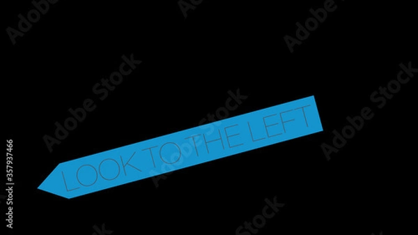 Fototapeta Modern Left Callout