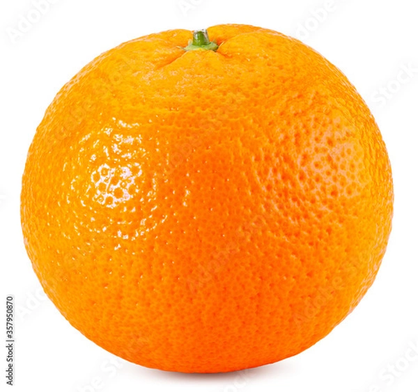 Obraz Orange isolated on white. Package design element