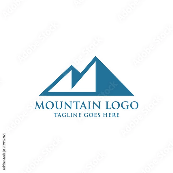 Fototapeta Mountain logo design