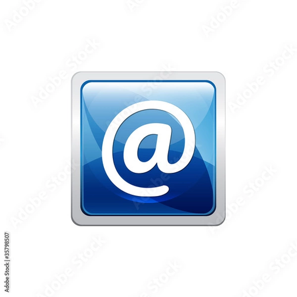 Fototapeta Botón email