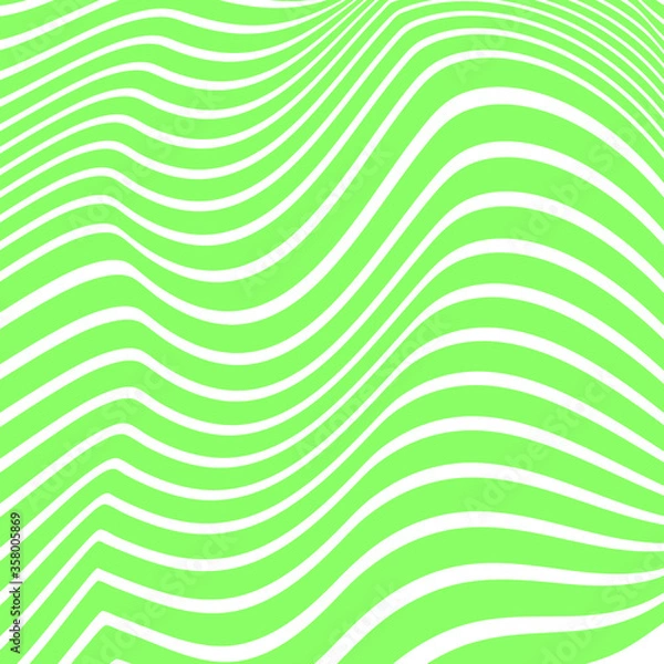 Obraz abstract green background with waves