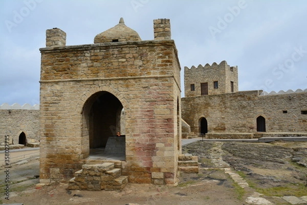 Fototapeta Temple du Feu Zoroastrien d'Ateshgah Bakou Azerbaïdjan