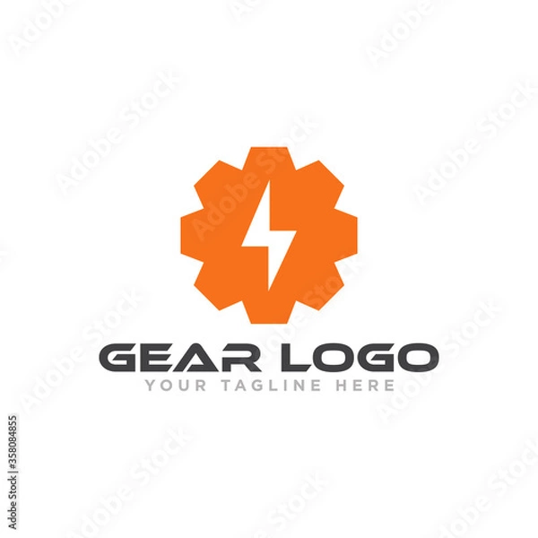 Obraz Gear Logo Icon Design Vector