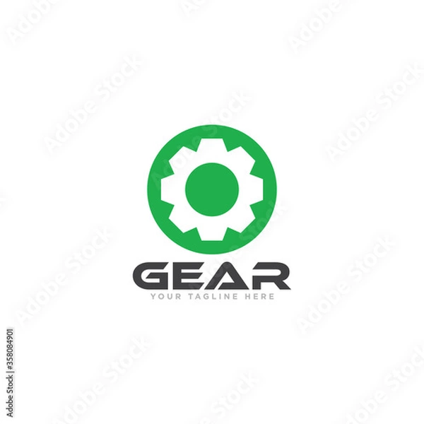 Obraz Gear Logo Icon Design Vector