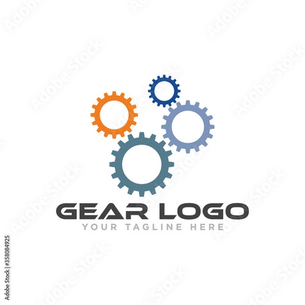 Obraz Gear Logo Icon Design Vector