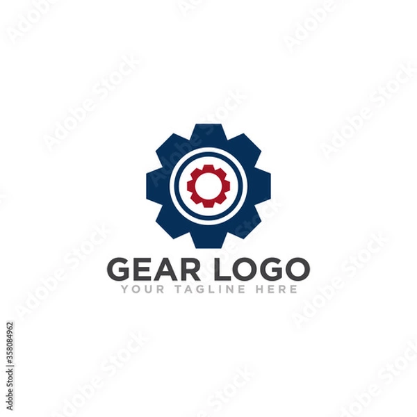 Obraz Gear Logo Icon Design Vector