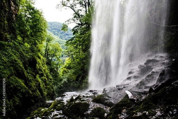 Obraz Waterfall in the mountains