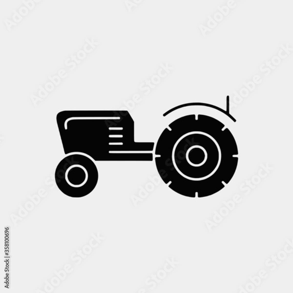 Obraz Tractor Vector icon Set