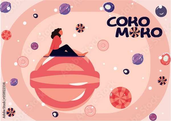 Fototapeta Candy planet