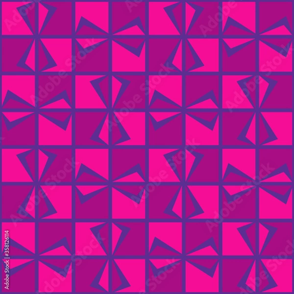 Fototapeta Simple abstract seamless pattern. Colorful accent for any surface.