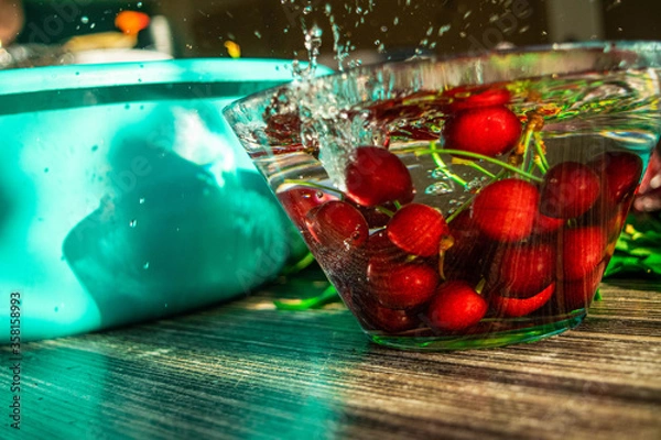 Obraz cherries in a bowl
