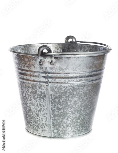 Fototapeta metal bucket