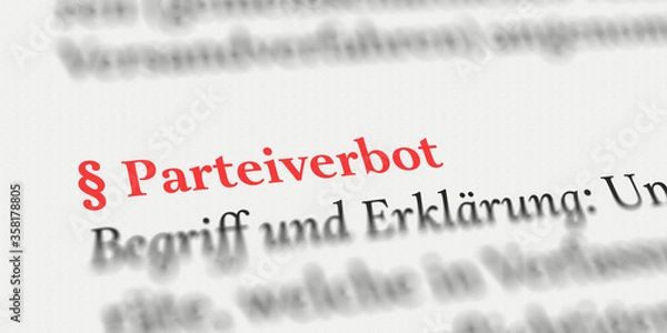Obraz Parteiverbot