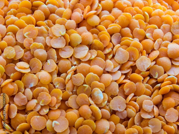 Fototapeta Close-up view of lentils