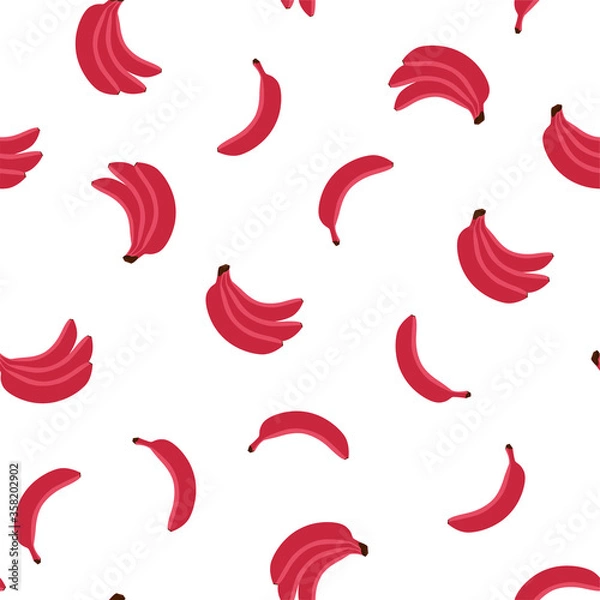 Fototapeta Banana. Seamless Vector Patterns.