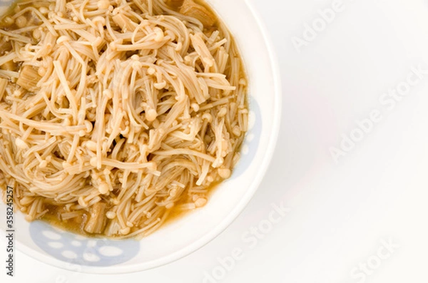 Fototapeta エノキの出汁醤油煮（なめたけ）