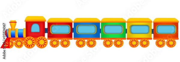 Obraz Children train