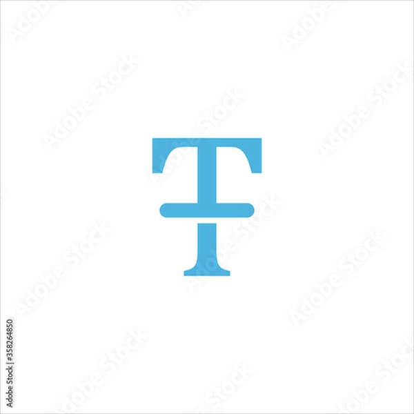 Fototapeta type tool icon flat vector logo design trendy