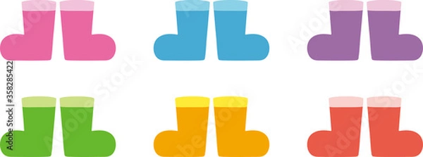 Fototapeta 長靴/雨靴/boots