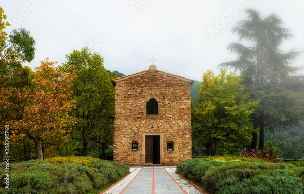 Fototapeta Seborga, chiesa.