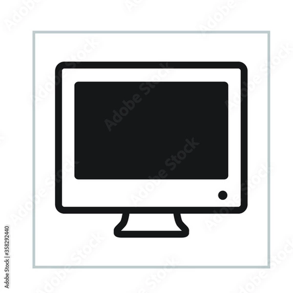 Obraz Set of ICONS for Touch Screen Medical Lab Equipment like for Nephlometer or Turidimetry Analyzer
