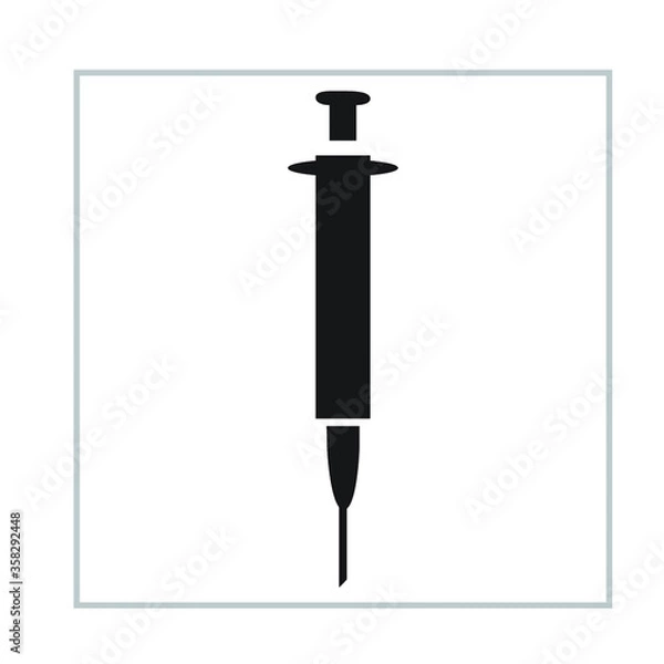 Obraz Set of ICONS for Touch Screen Medical Lab Equipment like for Nephlometer or Turidimetry Analyzer