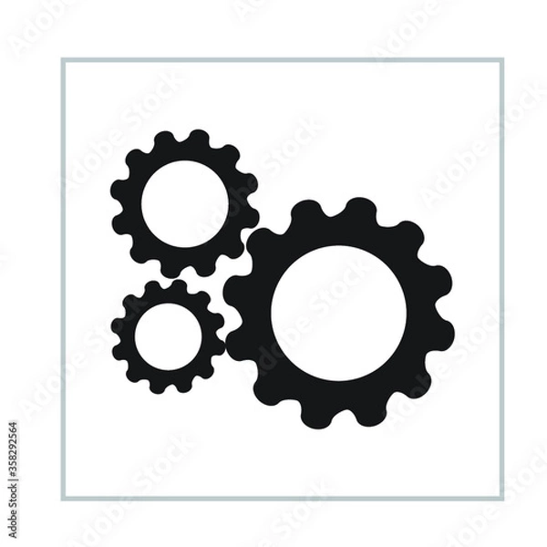 Obraz Set of ICONS for Touch Screen Medical Lab Equipment like for Nephlometer or Turidimetry Analyzer
