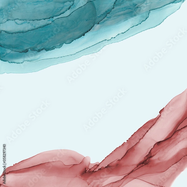 Obraz abstract watercolor background with copy space