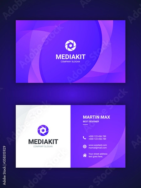 Fototapeta modern business card template