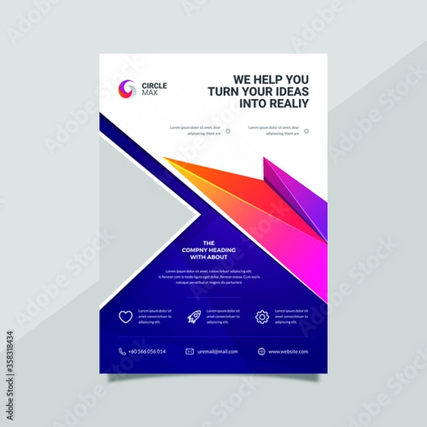 Fototapeta Creative Flyer Design