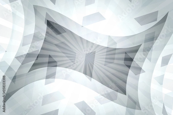 Fototapeta abstract, design, white, blue, light, business, texture, graphic, digital, technology, illustration, pattern, wallpaper, architecture, tech, concept, 3d, paper, art, space, backdrop, bright, geometric