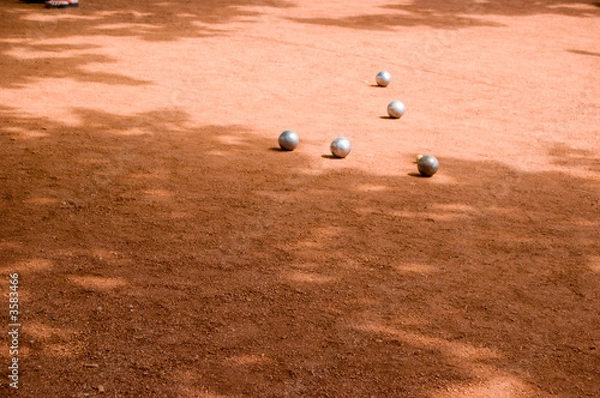 Obraz terrain de pétanque