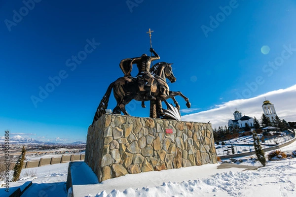Obraz monument in winter