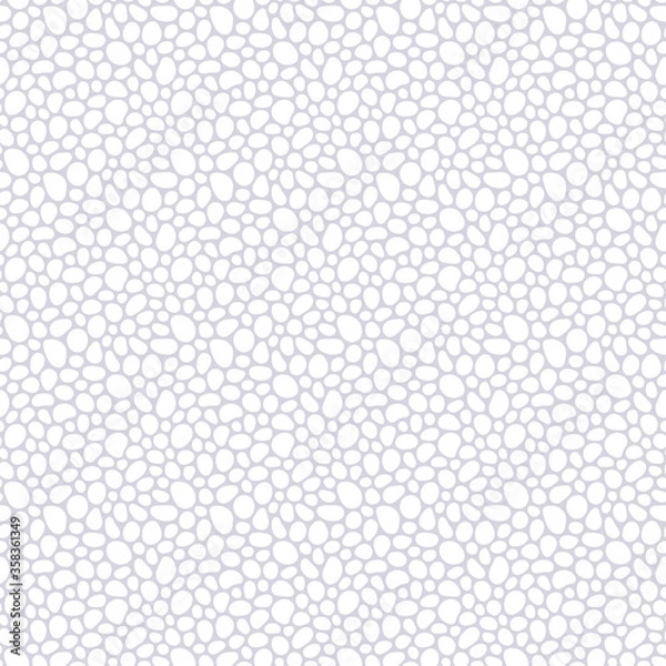 Fototapeta Hand drawn polka dot seamless pattern.