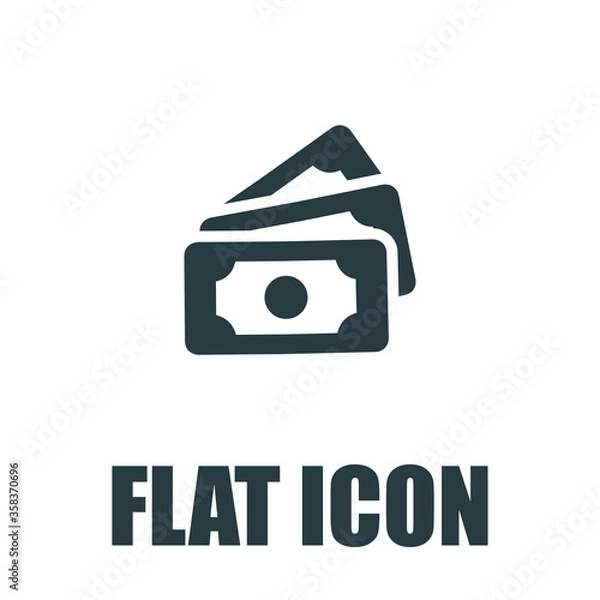 Fototapeta Simple Money icon. Universal cash icon. Vector Icon pictogram