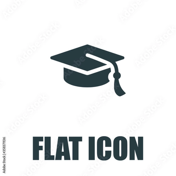 Fototapeta Graduation cap icon