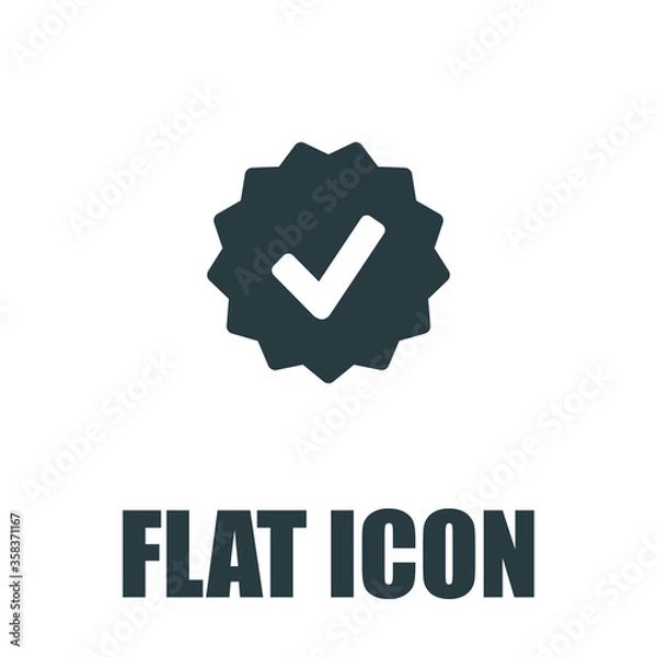 Fototapeta Check icon vector