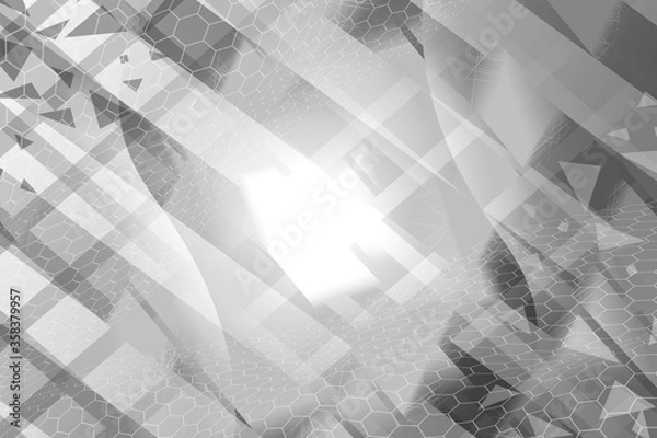 Fototapeta abstract, technology, blue, business, design, digital, white, illustration, wallpaper, light, concept, graphic, internet, architecture, futuristic, tech, banner, texture, backdrop, template, web, line