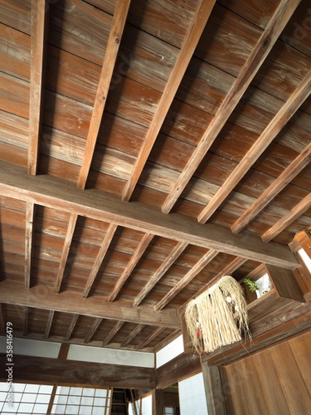 Fototapeta 古民家の天井