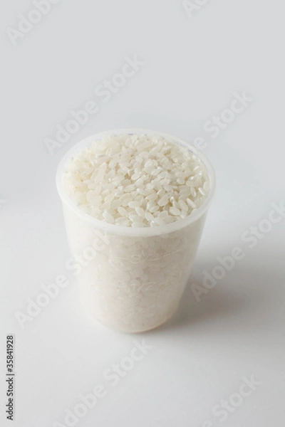 Obraz 計量カップと米