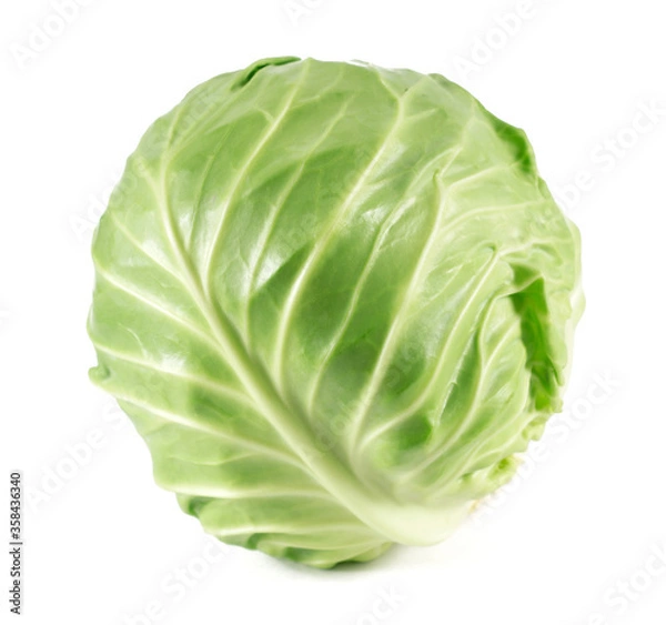Fototapeta cabbage isolated on white background