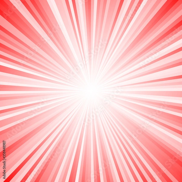 Obraz 赤い集中線（正方形）