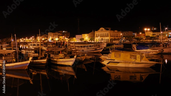 Obraz port de valenca by night