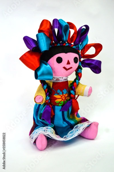 Obraz Mexican Doll isolated 