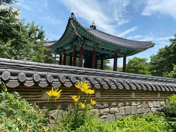 Fototapeta pavilion in the park