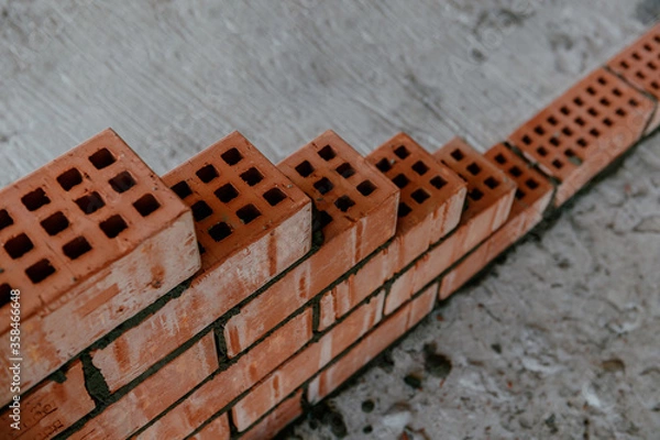 Obraz red brick wall