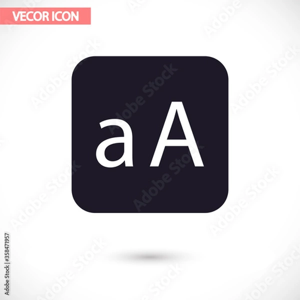 Fototapeta ABC vector icon  , lorem ipsum Flat design